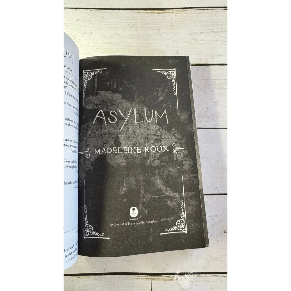 Asylum Series Books 1-3 Madeleine Roux 2014-2016 Horror Thriller HarperCollins